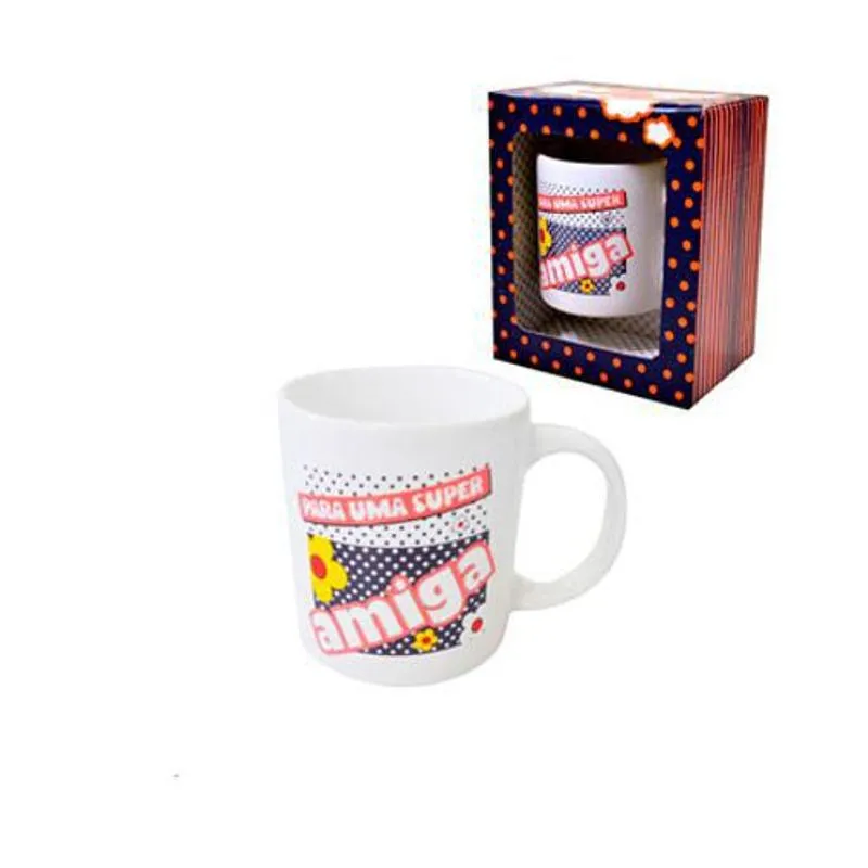 Caneca Cerâmica Para Uma Super Amiga 340 Ml