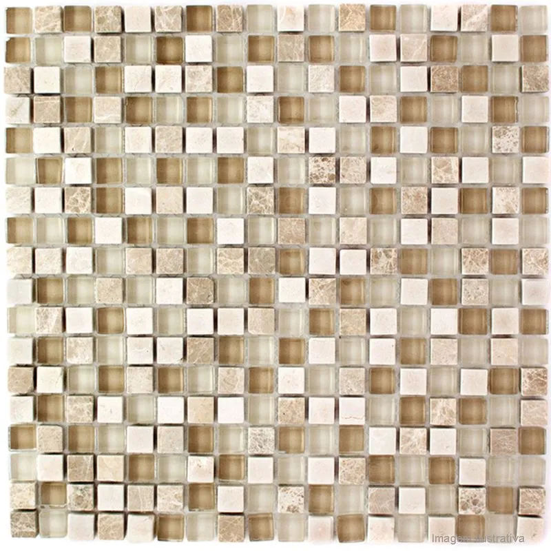 Tela 30x30cm marrom Fatto a Mano