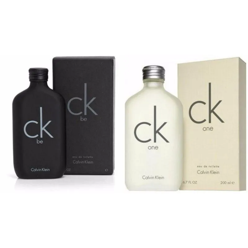 Kit Calvin Klein 2 Perfumes Ck One 200ml E Ck Be 200ml