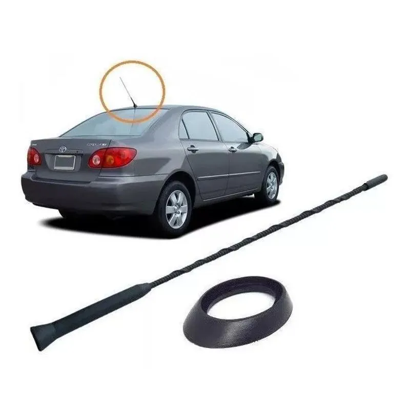Haste Antena Teto Corolla + Anel Vedação 2008