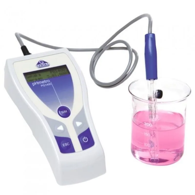 Medidor De Ph Portátil Microprocessada Ref Pg 1400 - Gehaka