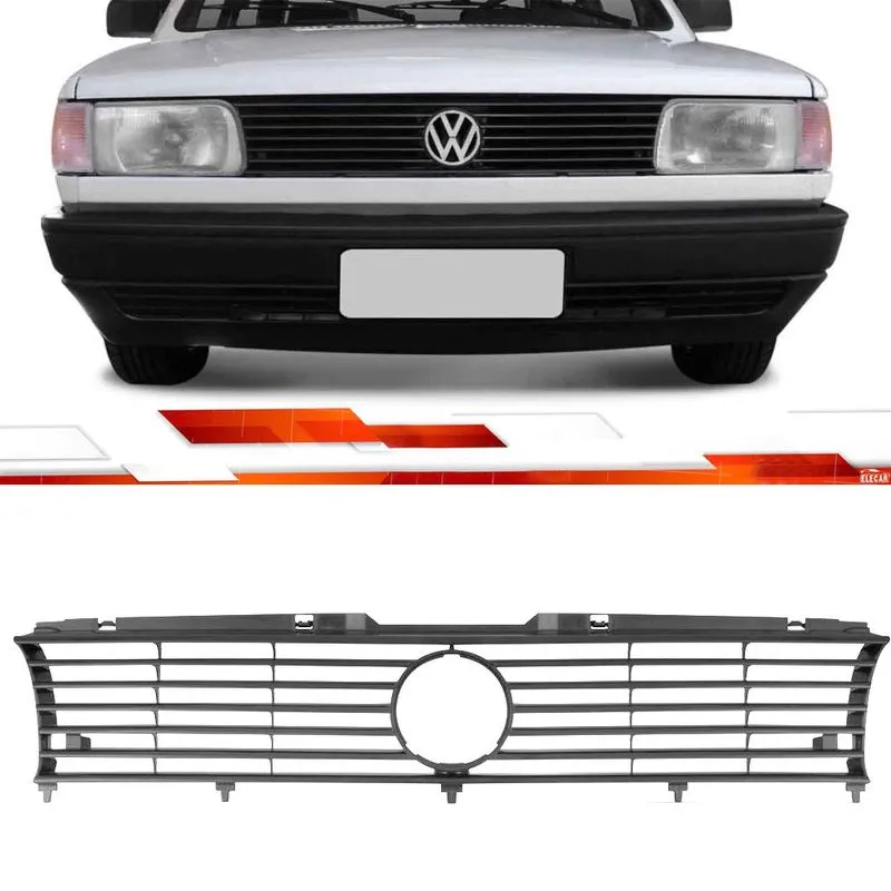 KJ10272 GRADE DIANTEIRA CINZA ESCURO GOL G1 PARATI G1 SAVEIRO G1 VOYAGE G1 Fornec: KJ Qtd p/