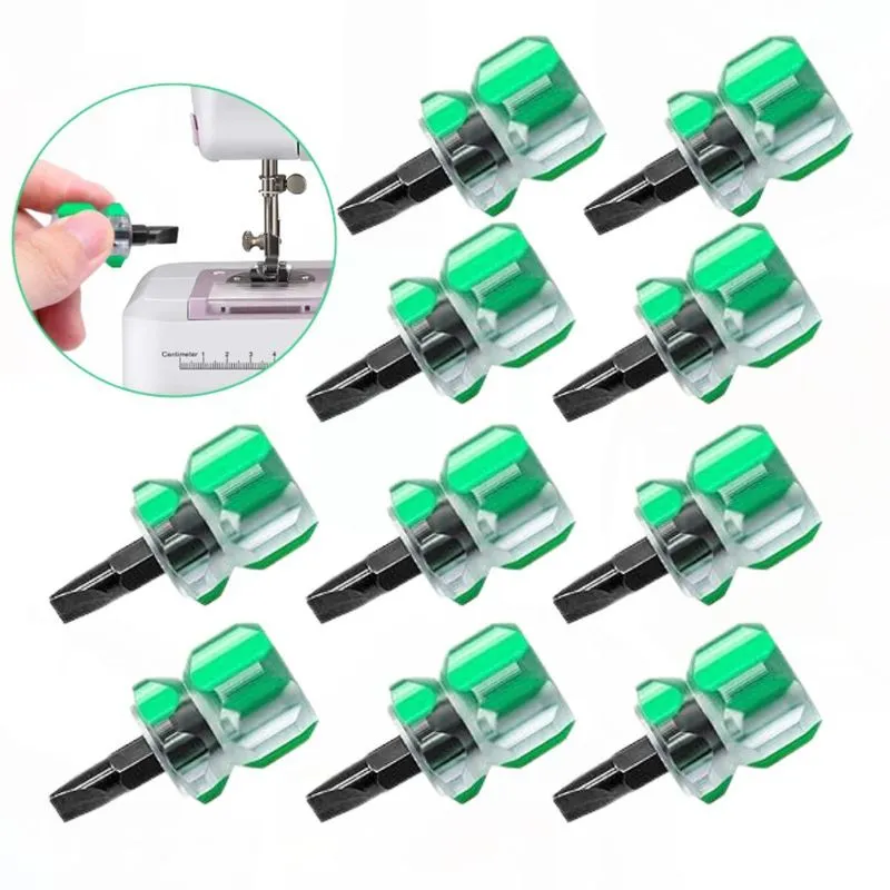 Kit 10 Mini Chaves De Fenda Compacta Para Máquina De Costura