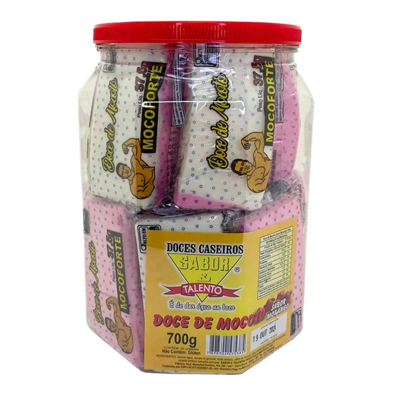 Doce de Mocotó Morango c/20 - Sabor&Talento