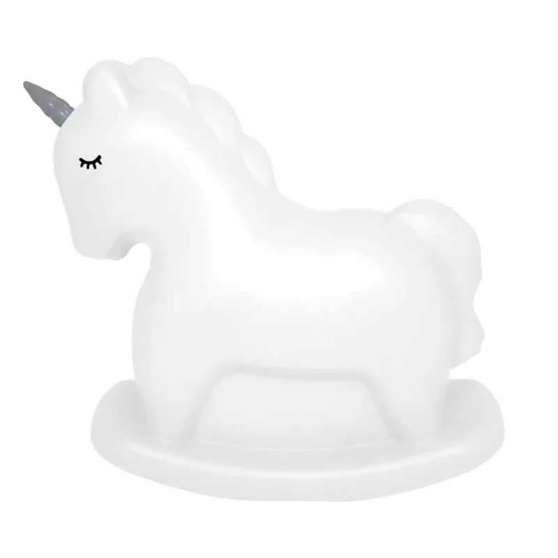 Luminaria para quarto de bebê unicornio abajur decorativo