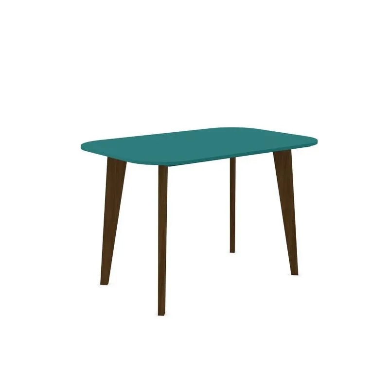 Mesa Oval Turquesa - Movelbento