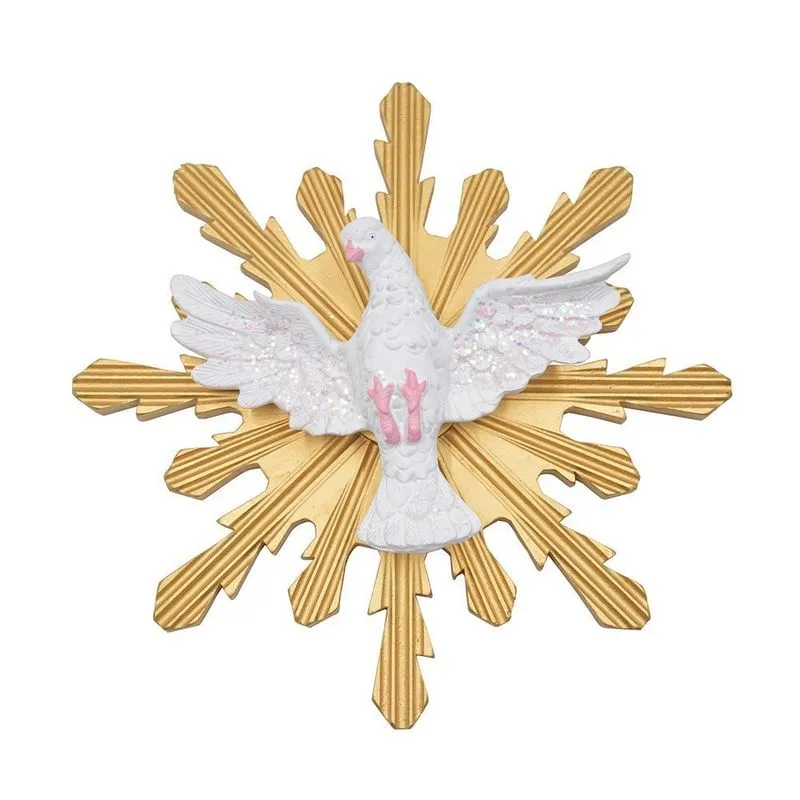 Divino Espirito Santo Resina Decoração Religioso 20cm