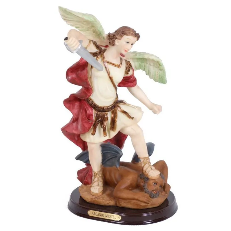 Escultura Arcanjo Miguel 22Cm