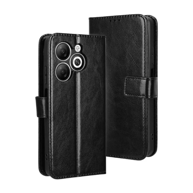 Kit Película Gel Privativa + Capa Carteira Infinix Smart 8