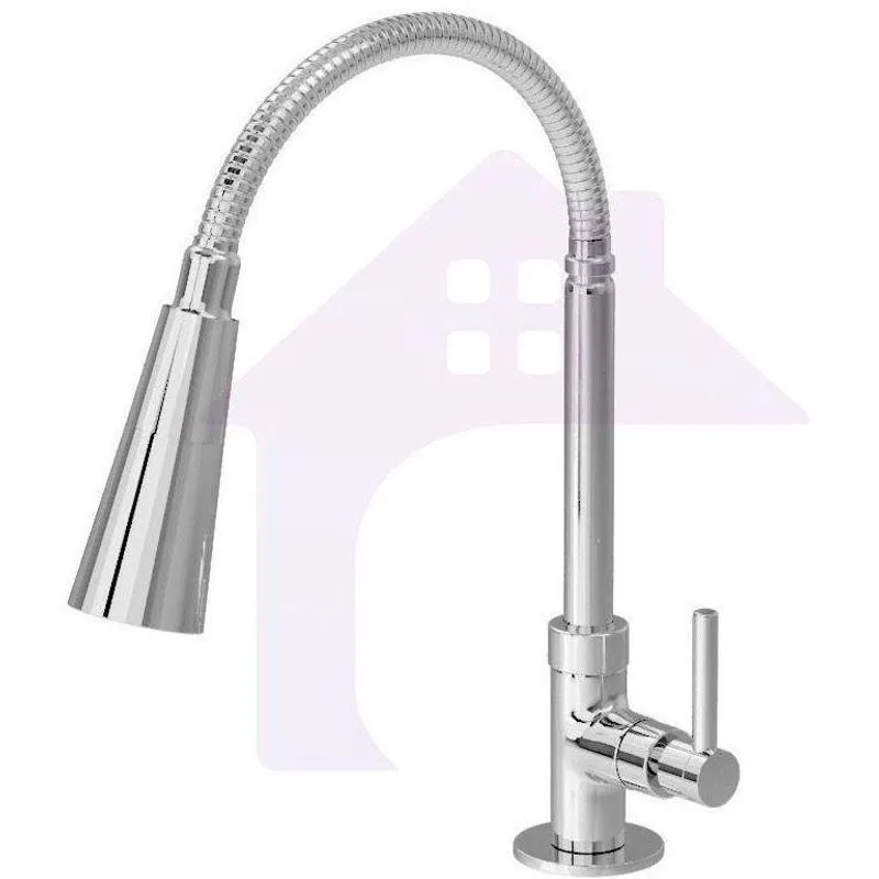 Torneira P/Cozinha Duplo Jato Gourmet Mesa Ou Bancada