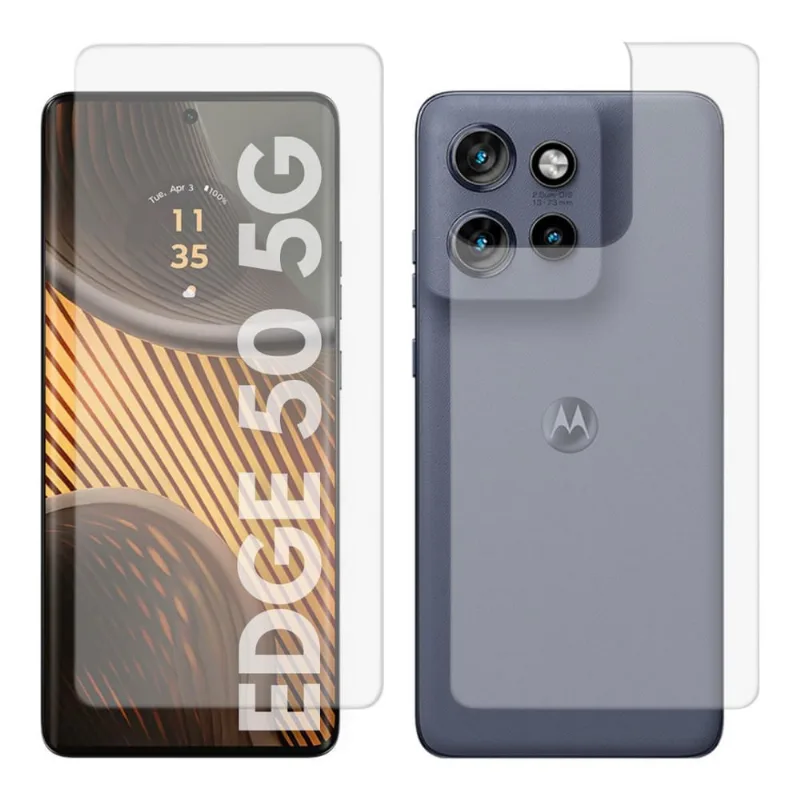 Pelicula Hidrogel Frente Verso Para Motorola Moto Edge 50 5G
