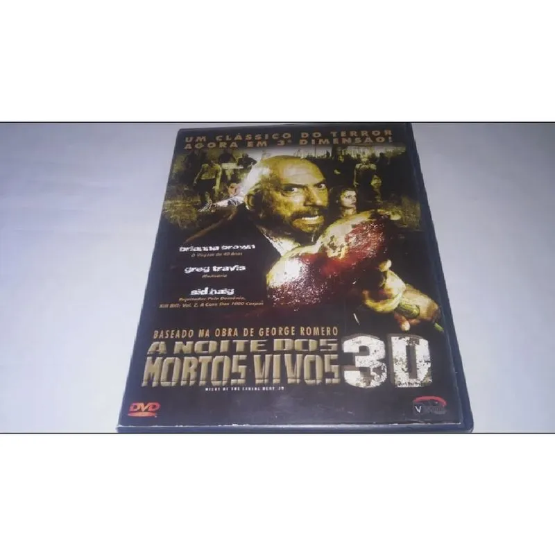 A Noite dos Mortos Vivos 3D dvd original lacrado