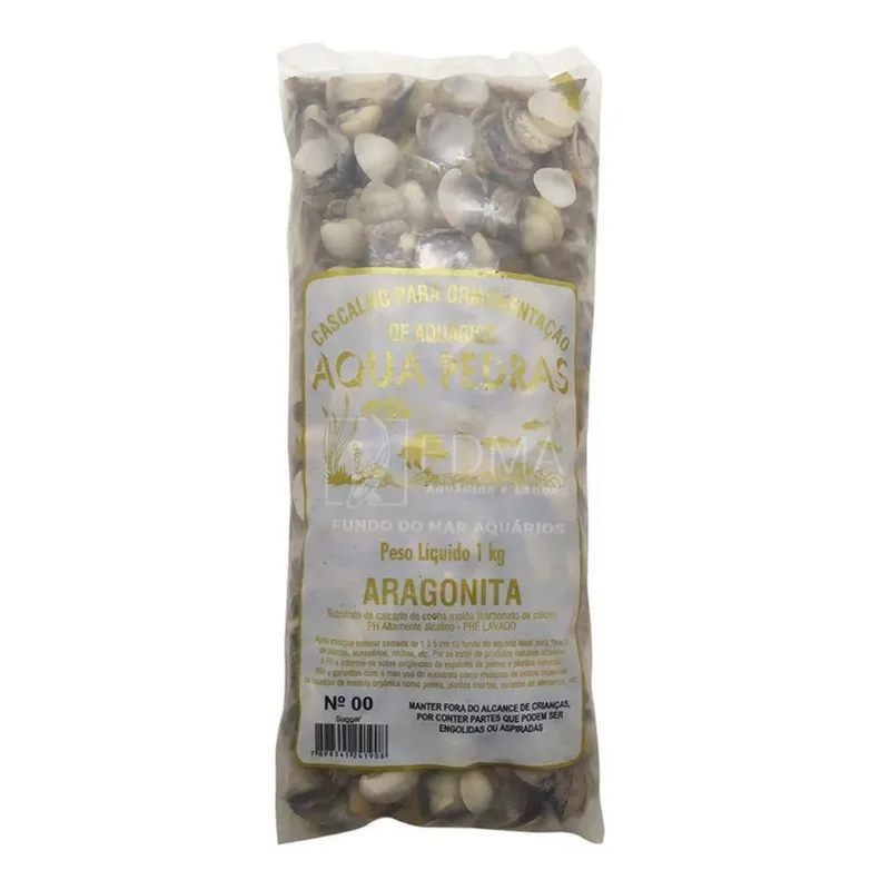 Substrato Aragonita Para Aquários E Jardins N°00 - 1Kg