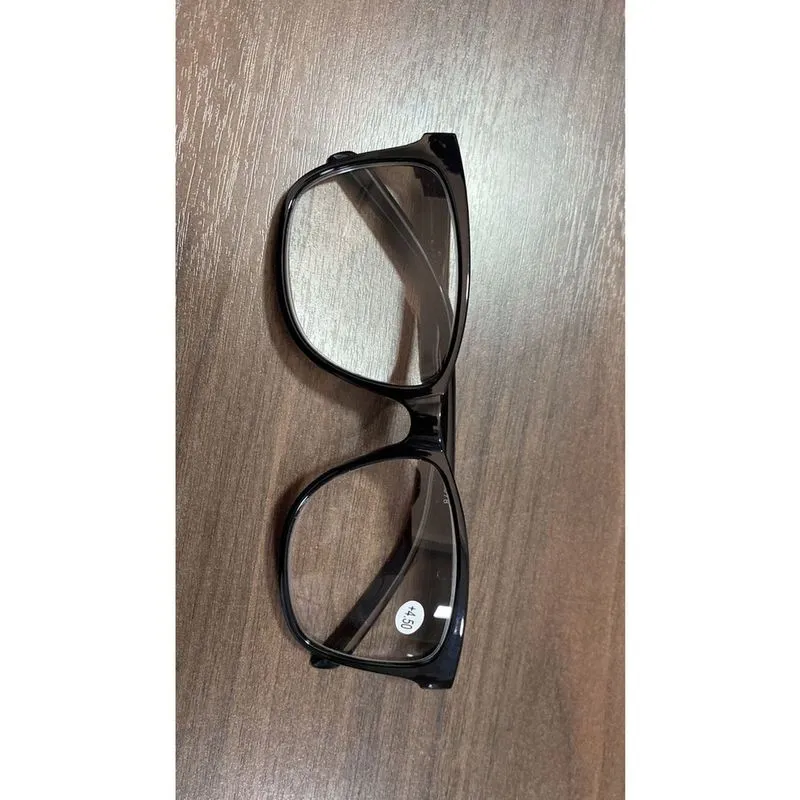 Óculos de grau de 4.50 Preto Brilhante
