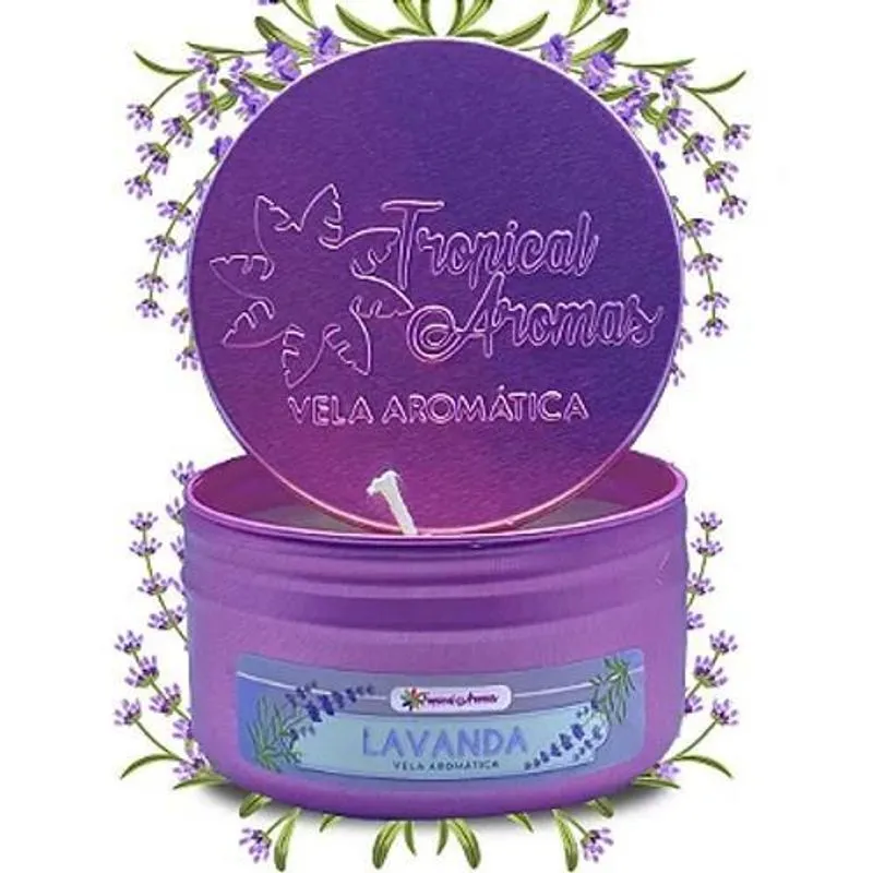 Vela Perfumada Lavanda - Tropical Aromas