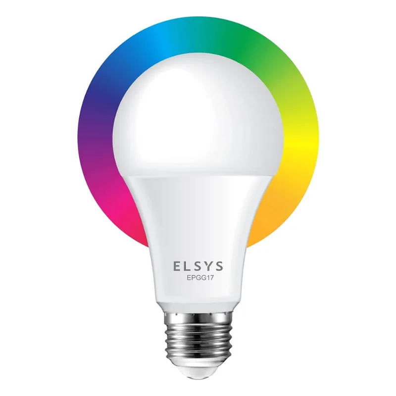 Lampada Led Inteligente wi-fi Colorida EPGG17 - Elsys