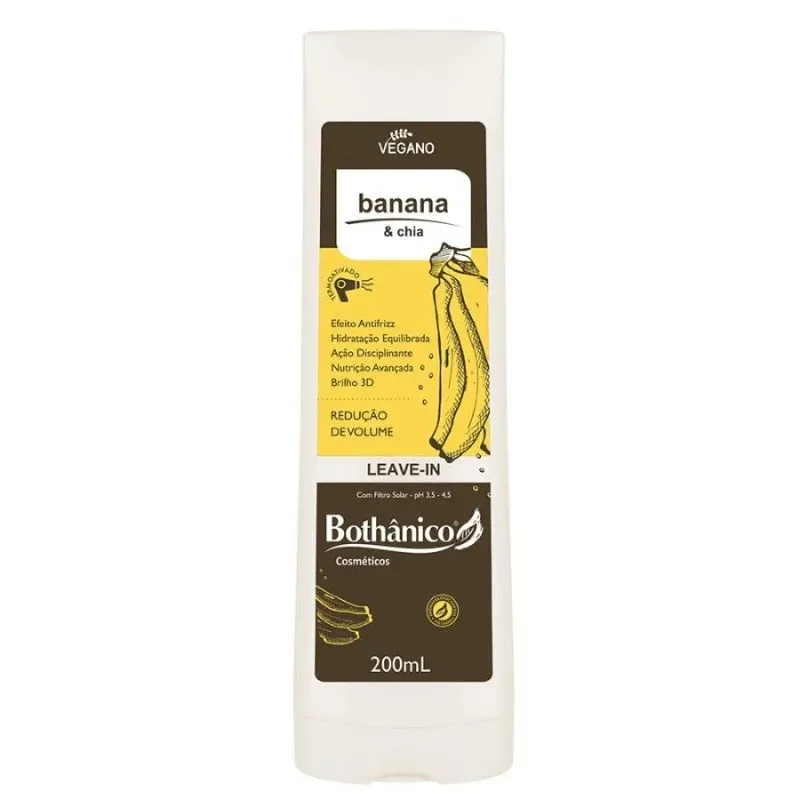 Leave-In Banana E Chia 200ml Bothânico