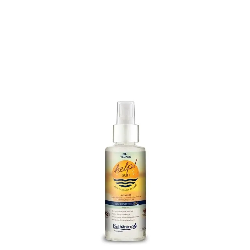 Spray Protetor 4 em 1 Help! Sun 170ml Bothânico