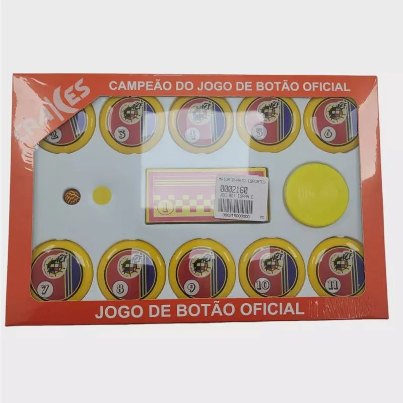 Jogo de Botão Espanha Crakes