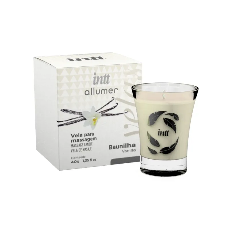 Vela de Massagem Beijável Baunilha 40g - Sensação Quente