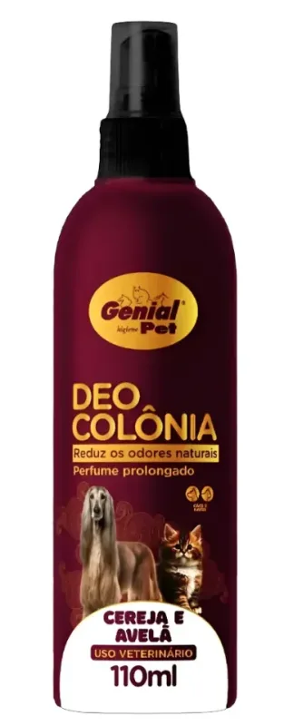 Deo Colônia Pet Cereja Avelã 110ml - Perfume Cachorro Gato