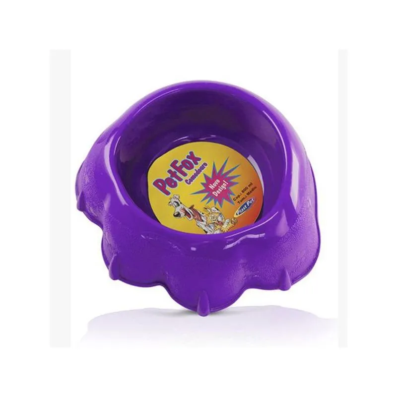 Comedouro Pet Fox Pequeno - Roxo - Pp488 Un Com 1 Un