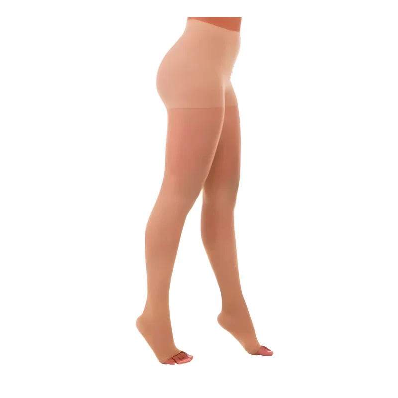 Meia Calça 6000 30-40 Ponteira Aberta - Venosan P / Bege - Venosan