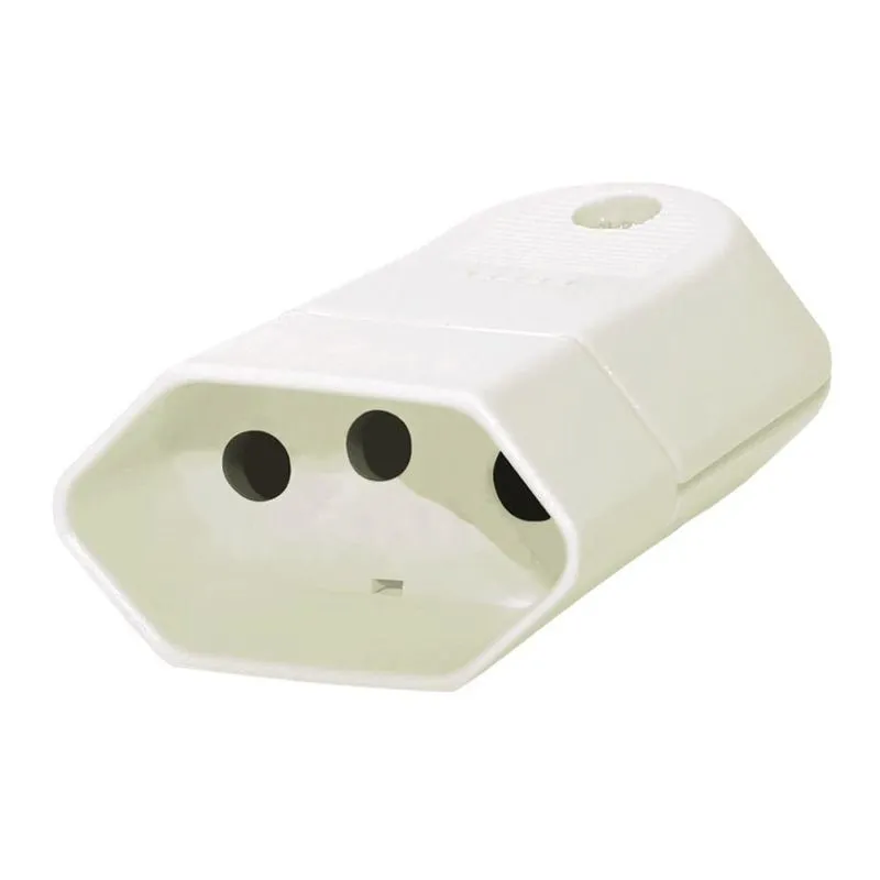 Plug 2p+t 20a Fêmea Branco Pezzi