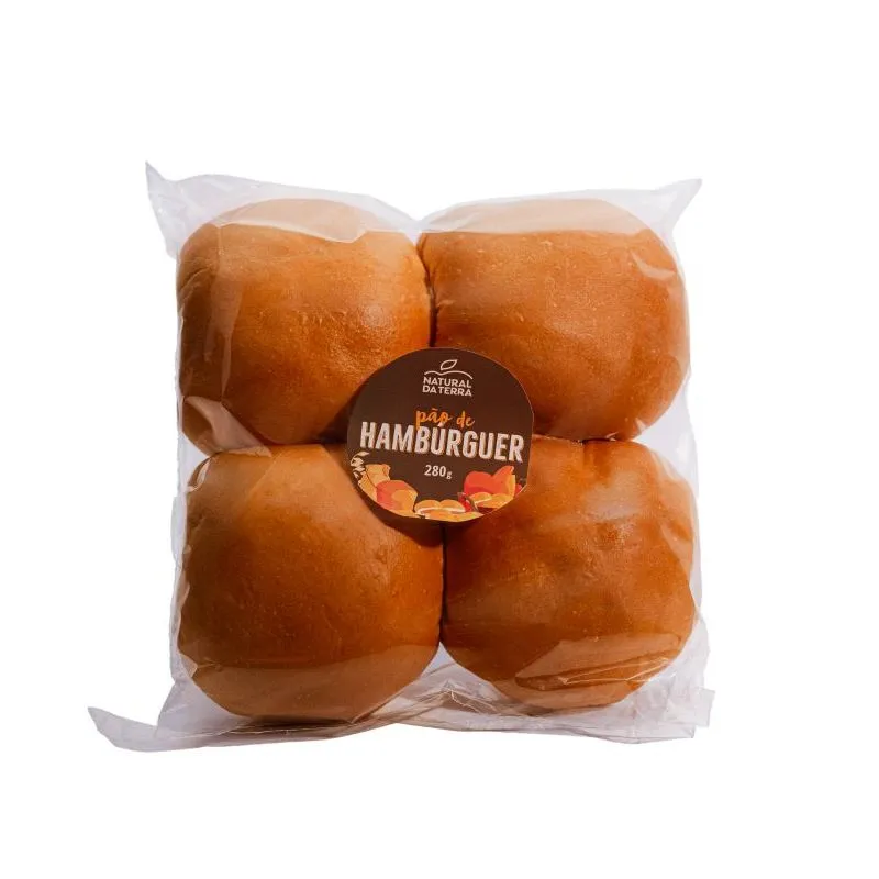 Pão de Hambúrguer Natural da Terra