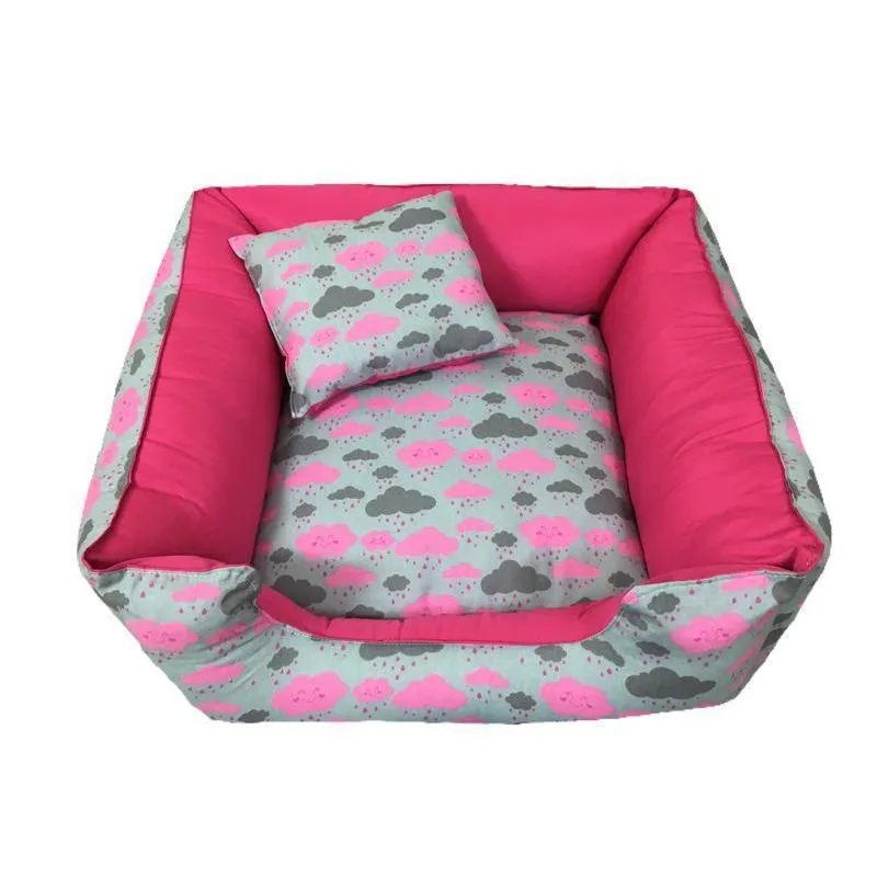 Cama Pet 60 X 60 Cm Fundo Antifriagem Com Zíper