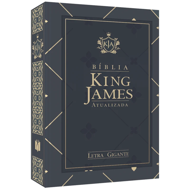 Bíblia King James Atualizada | KJA | Letra Gigante | Capa Dura Azul