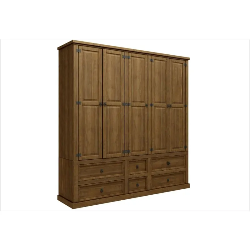 Guarda Roupa 05 Portas Imperial 9311 Imbuia - MPO