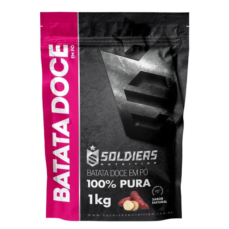 Batata Doce Desidratada 1Kg - 100% Pura - Soldiers Nutrition