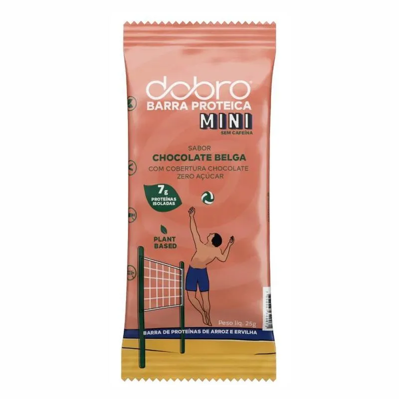 Kit 3x: Barra Proteica Chocolate Belga Dobro 25g