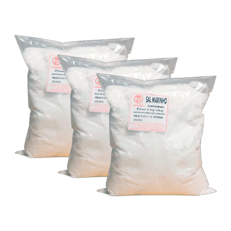 Kit 3x: Sal Marinho Família Hattori 1kg
