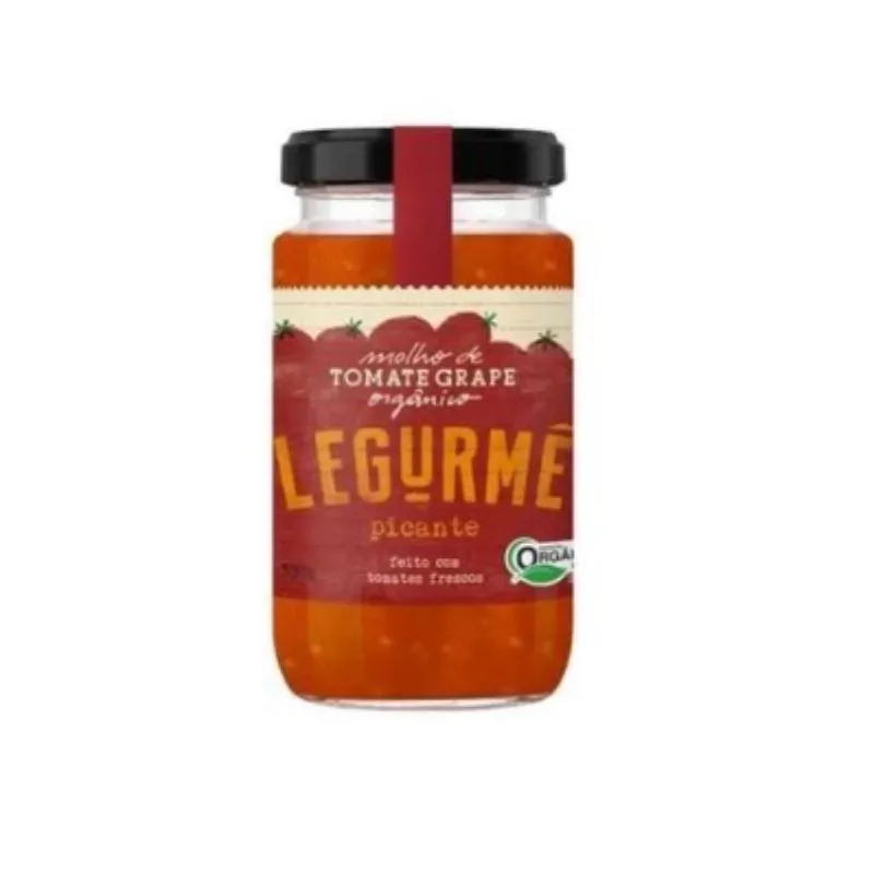 Kit 3x: Molho Tomate Picante Orgânico Legurmê 330g