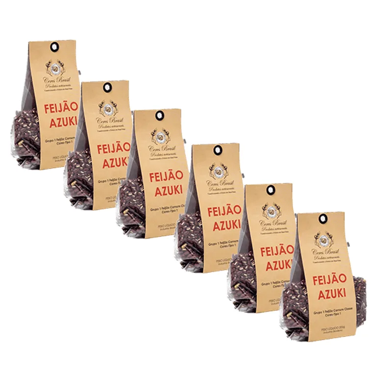 Kit 6x: Feijão Azuki Sem Glúten Ceres 200g