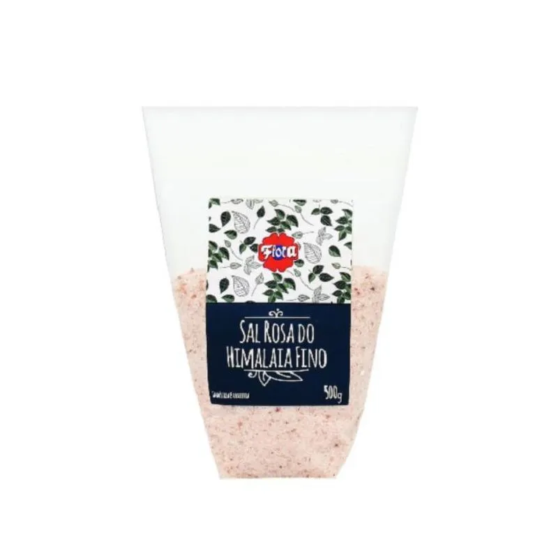 Kit 3x: Sal Rosa Do Himalaia Fino Flora 500g