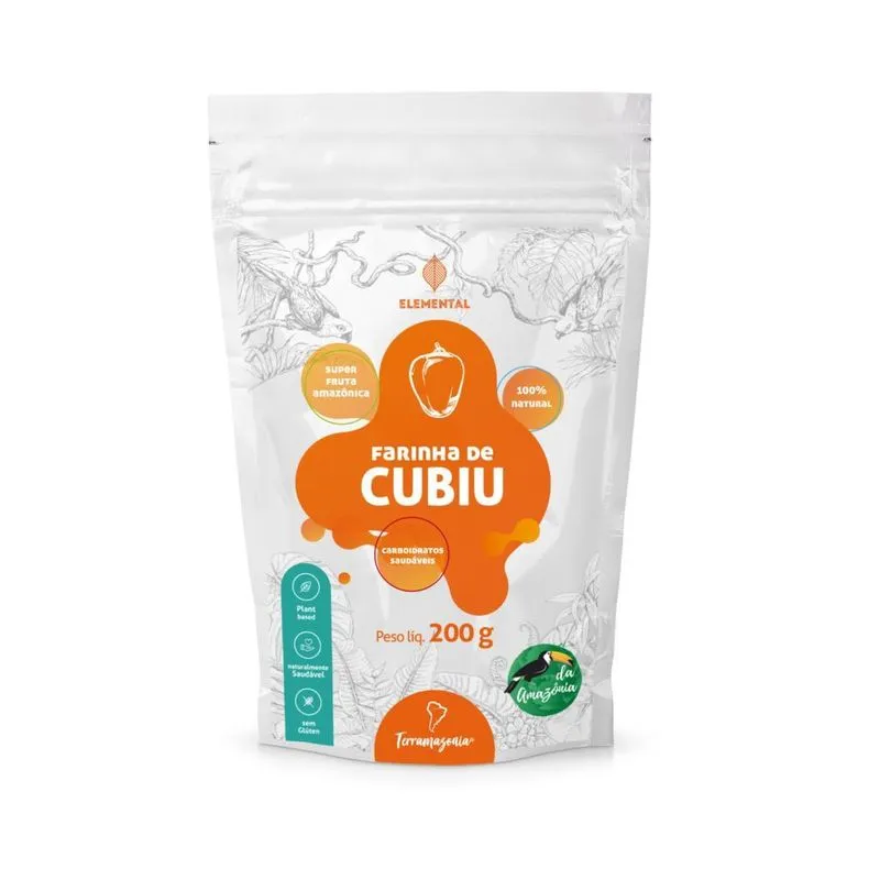 Farinha De Cubiu Sem Glúten Terramazonia 200g - Natural E Saudável
