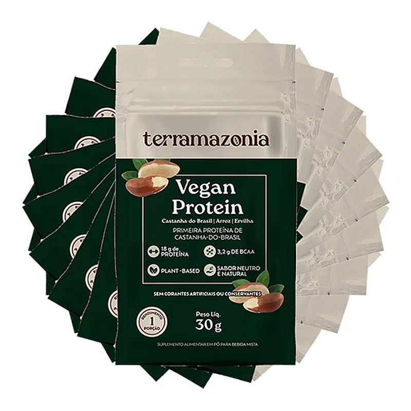 Everyday Vegan Protein Sachê 30g Terramazonia 10 Unidades