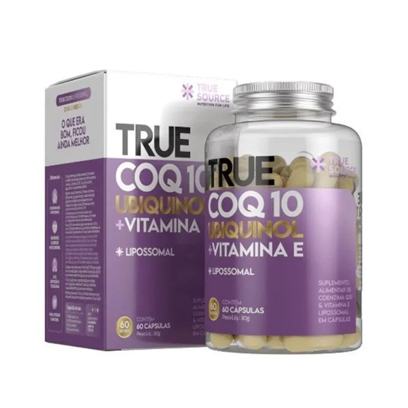 Kit 2X: Coenzima Q10 Ubiquinol True Source 60 Cápsulas