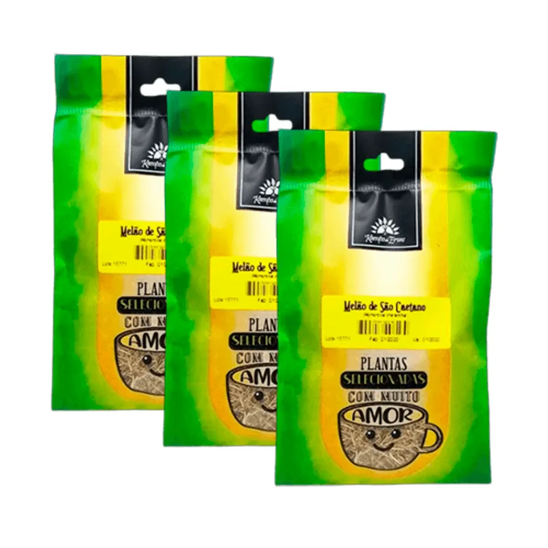 Kit 3x: Melão De São Caetano Kampo De Ervas 30g