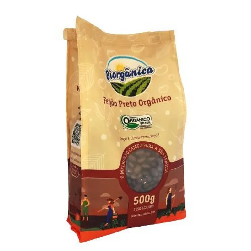 Kit 3x: Feijão Preto Orgânico Biorgânica 500g