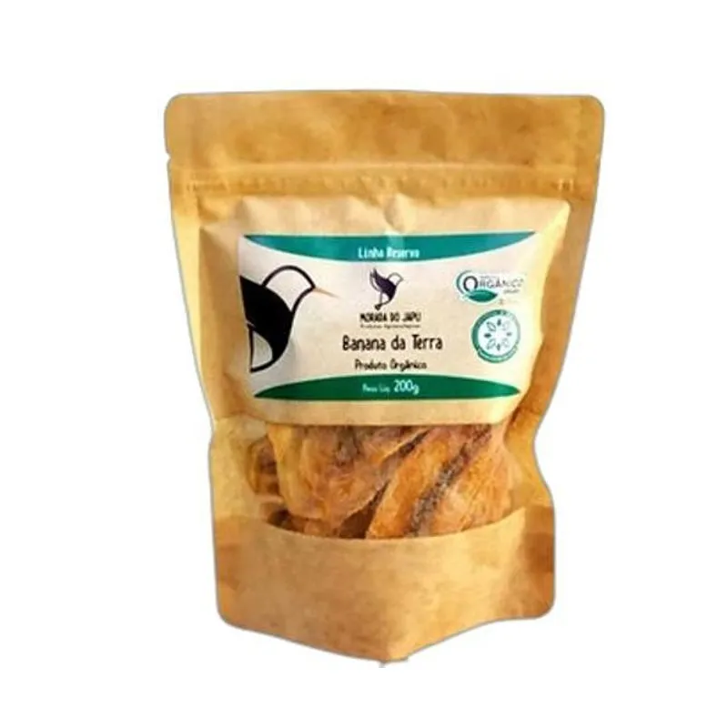 Kit 3x: Banana Da Terra Desidratada Orgânica Morada Do Japu