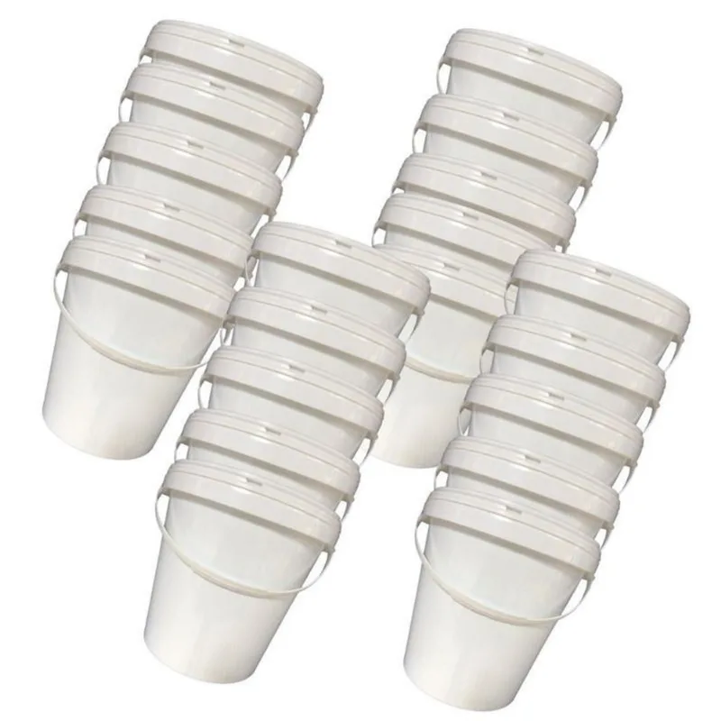Balde Plast 3.6l Alça Plast P Vaselina 10 Pcs