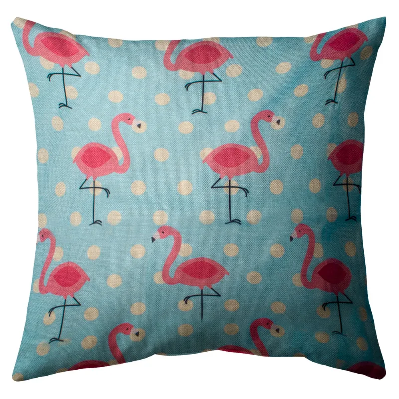 Capa para Almofada 42X42CM Flamingos Mini N214854-2-Ztg