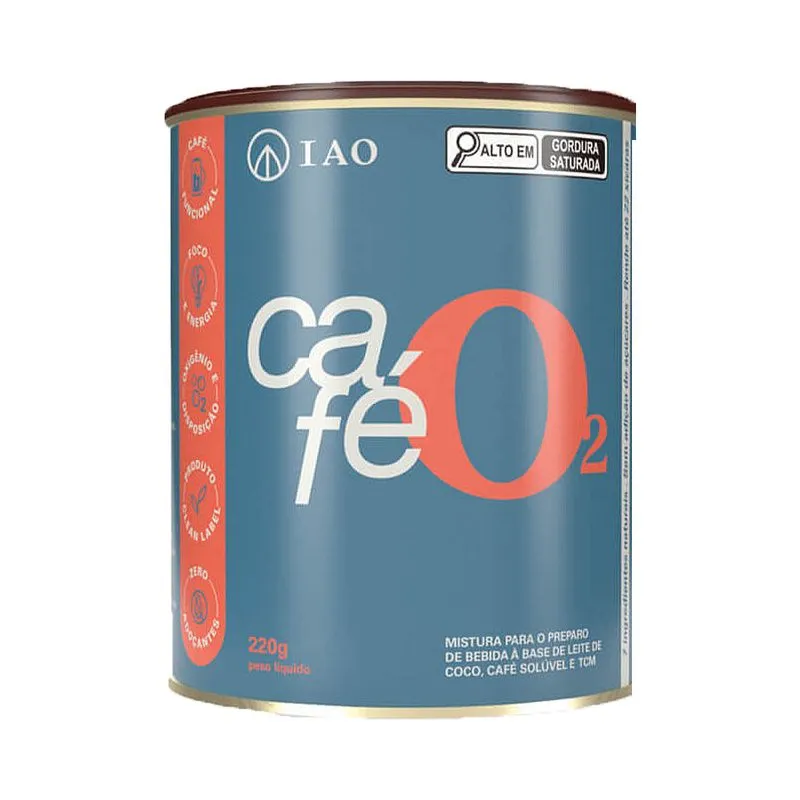 Café O₂ Café Solúvel Iao 220gr