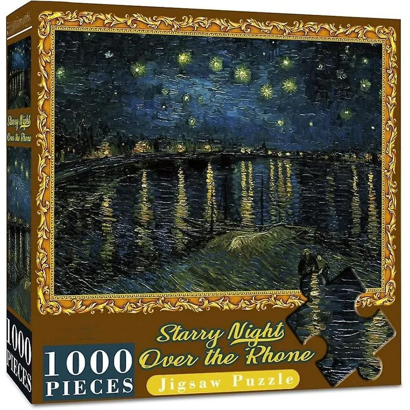 1000 Peças Quebra-cabeça Van Toy S Gogh Fine Collection Art