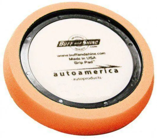 Boina de Espuma Laranja Agressiva Anel Centralizador 7,5 Buff And Shine
