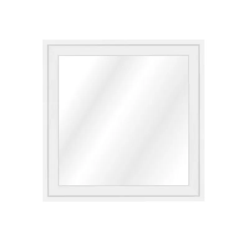 Espelho 40cm X 40cm Elegant Tropical Artes Branco
